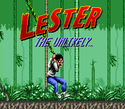 Lester the Unlikely (USA) Title Screen